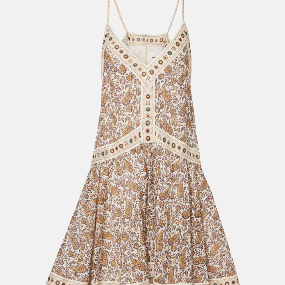 Isabel Marant Etoile Danielle paisley cotton minidress